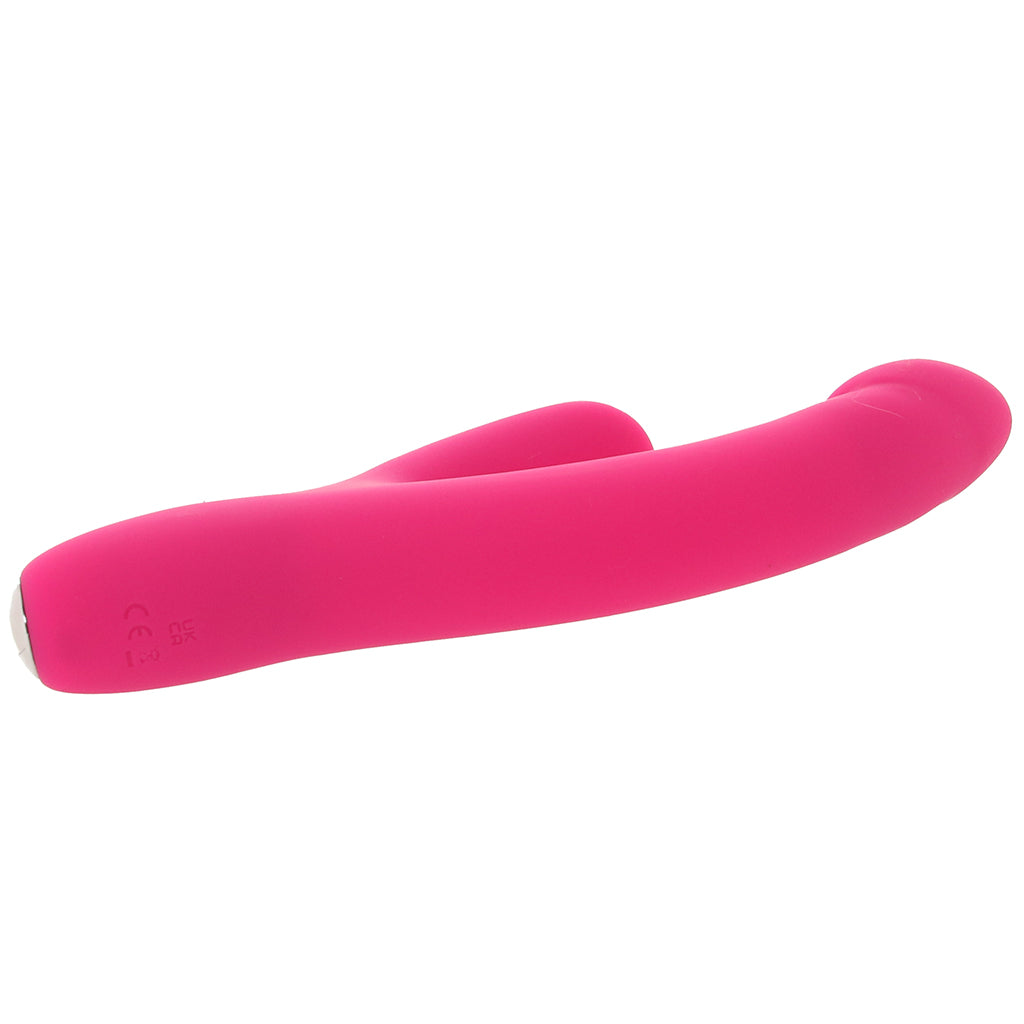 PinkCherry Realistic Slim Rabbit Vibe in Pink - Tophatter's Adult Sex Toys Online Vibrators > Rabbit Vibrators - Tophatter Daily Deals