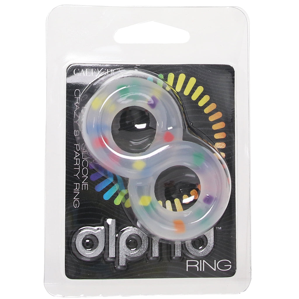 Alpha Crazy 8 Party Silicone Cock Ring - Tophatter's Adult Sex Toys Online Cock Rings - Tophatter Daily Deals