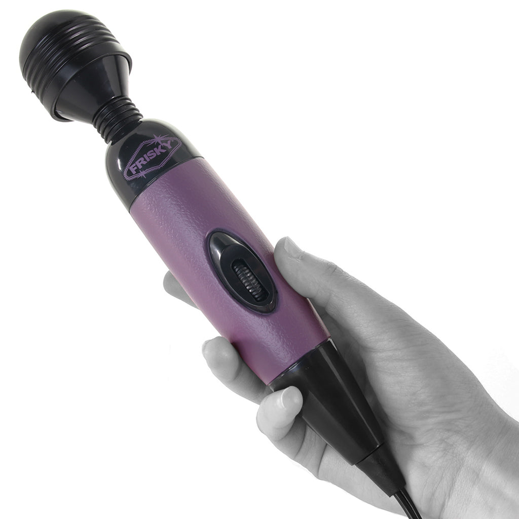 Frisky Playful Pleasure Wand Vibrators > Wands - Tophatter Daily Deals