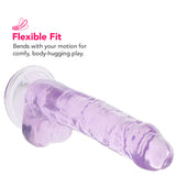 Naturally Yours 7 Inch Crystalline Dildo in Amethyst Dildo Sex Toys > Realistic Dildos - Tophatter Daily Deals