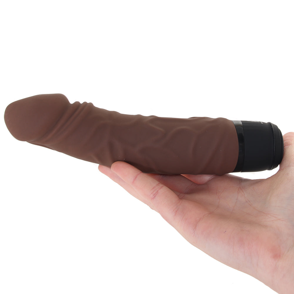 PowerCock 6.5 Inch Realistic Vibe in Dark Brown - Tophatter's Adult Sex Toys Online Vibrators > Realistic Vibrator Dildos - Tophatter Daily Deals