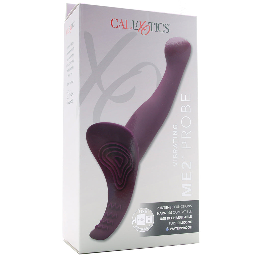 ME2 Vibrating Silicone Strap-On Ready Probe in Purple Vibrators > Strap-On & Wearable - Tophatter Daily Deals