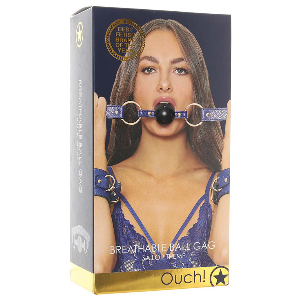 Ouch! Sailor Themed Breathable Ball Gag Bondage and Fetish > Ball Gags & Mouth Restraints - Tophatter Daily Deals