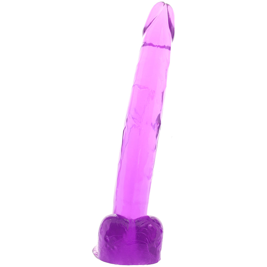 Size Queen 12 Inch Jelly Dildo in Purple Dildo Sex Toys > Realistic Dildos - Tophatter Daily Deals