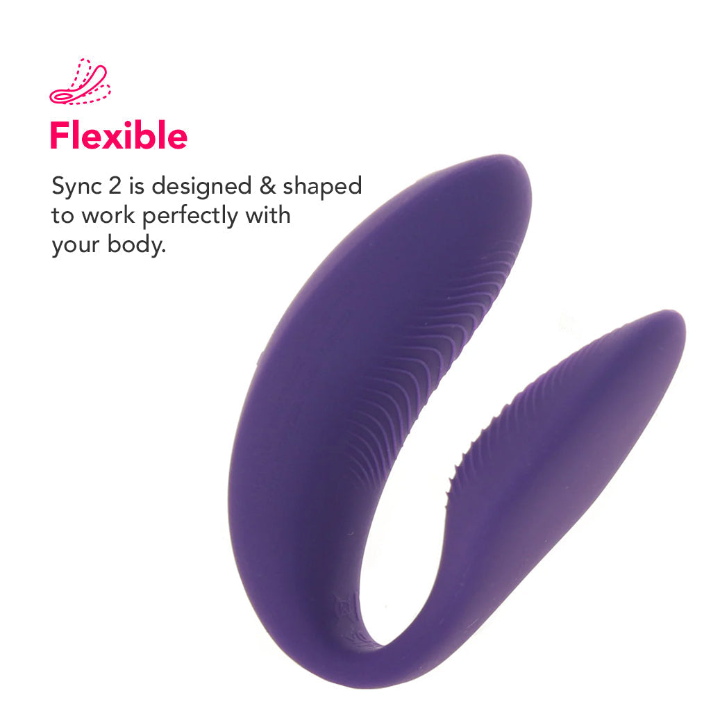 We-Vibe Sync 2 Couple's Vibe in Purple Vibrators > G-Spot Vibrators - Tophatter Daily Deals