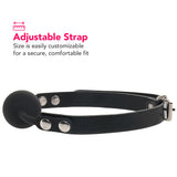 Ouch! Silicone Ball Gag in Black Bondage and Fetish > Ball Gags & Mouth Restraints - Tophatter Daily Deals