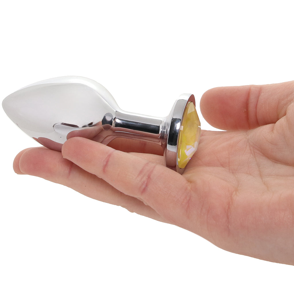 Rear Assets Medium Yellow Gem Plug Anal Sex Toys > Butt Plugs - Tophatter Daily Deals