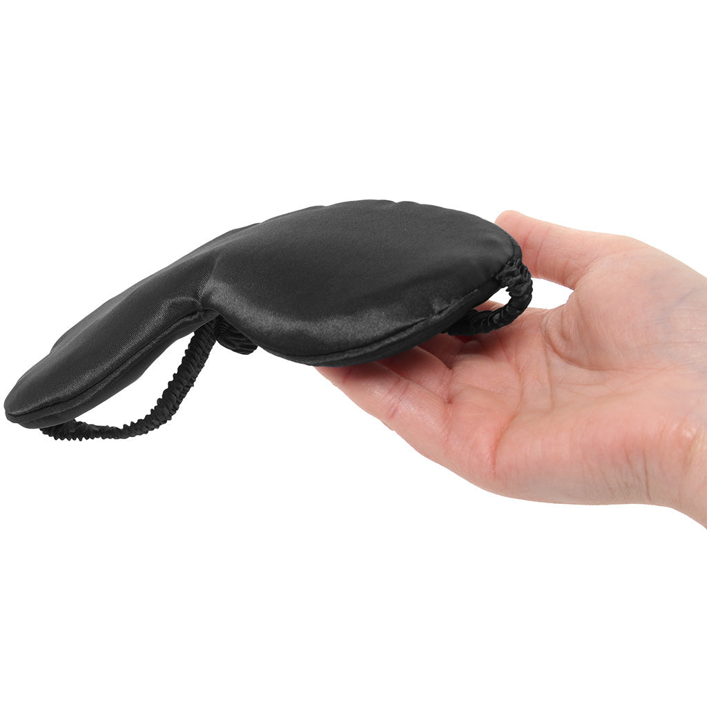 Ouch! Satin Blindfold in Black Bondage and Fetish > Pleasure Masks and Dress Up Play - Tophatter Daily Deals