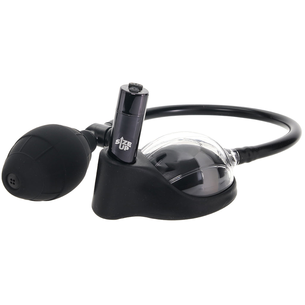 Size Up Vibrating Mini Pussy & Clitoral Pump Vibrators > Clitoral Suction & Stimulation - Tophatter Daily Deals