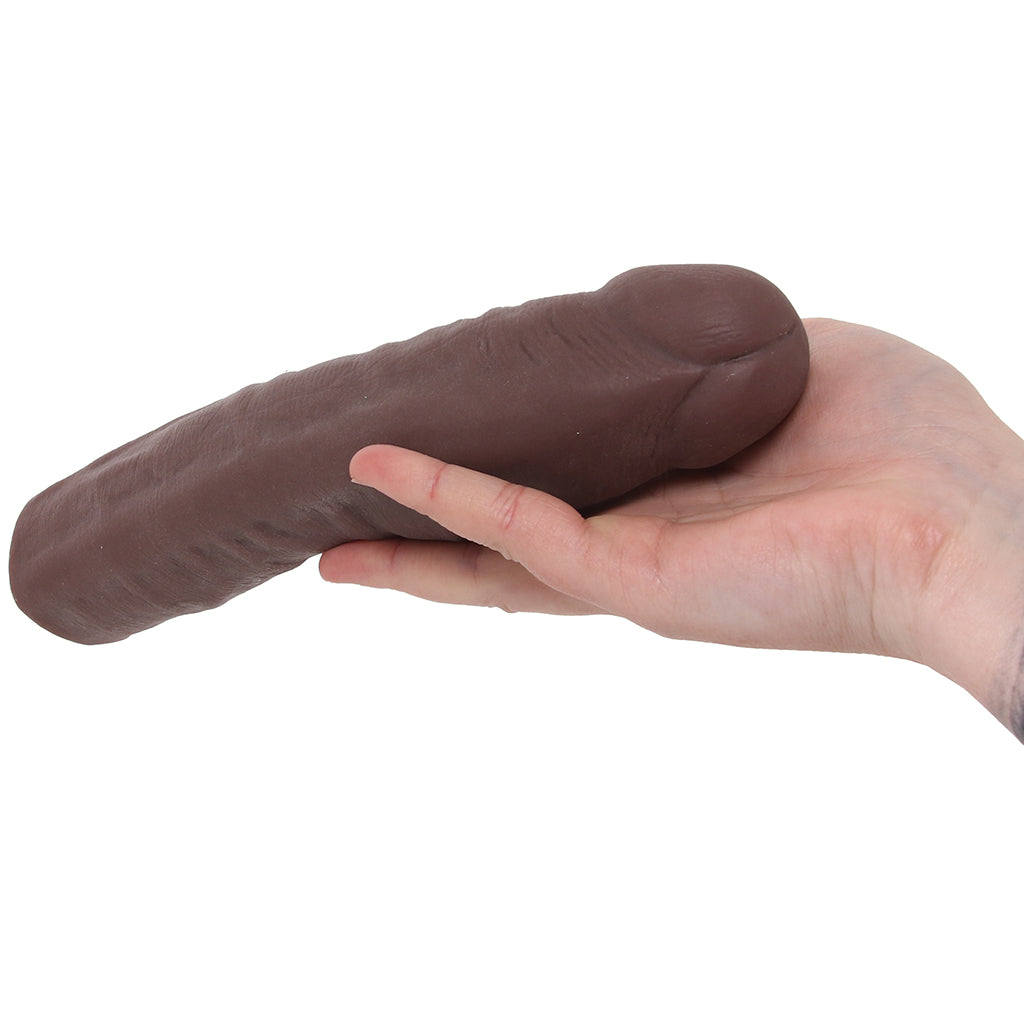 Jock Vibrating Realistic Penis Extender in Dark - Tophatter's Vibrator Deals Online Male Enhancement > Extenders and Sleeves - Tophatter Daily Deals