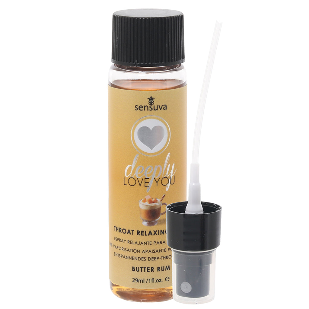 Deeply Love You Throat Relaxer 1oz/29ml in Butter Rum - Tophatter's Adult Products Lubes and Lotions > Female Enhancement - Tophatter Daily Deals