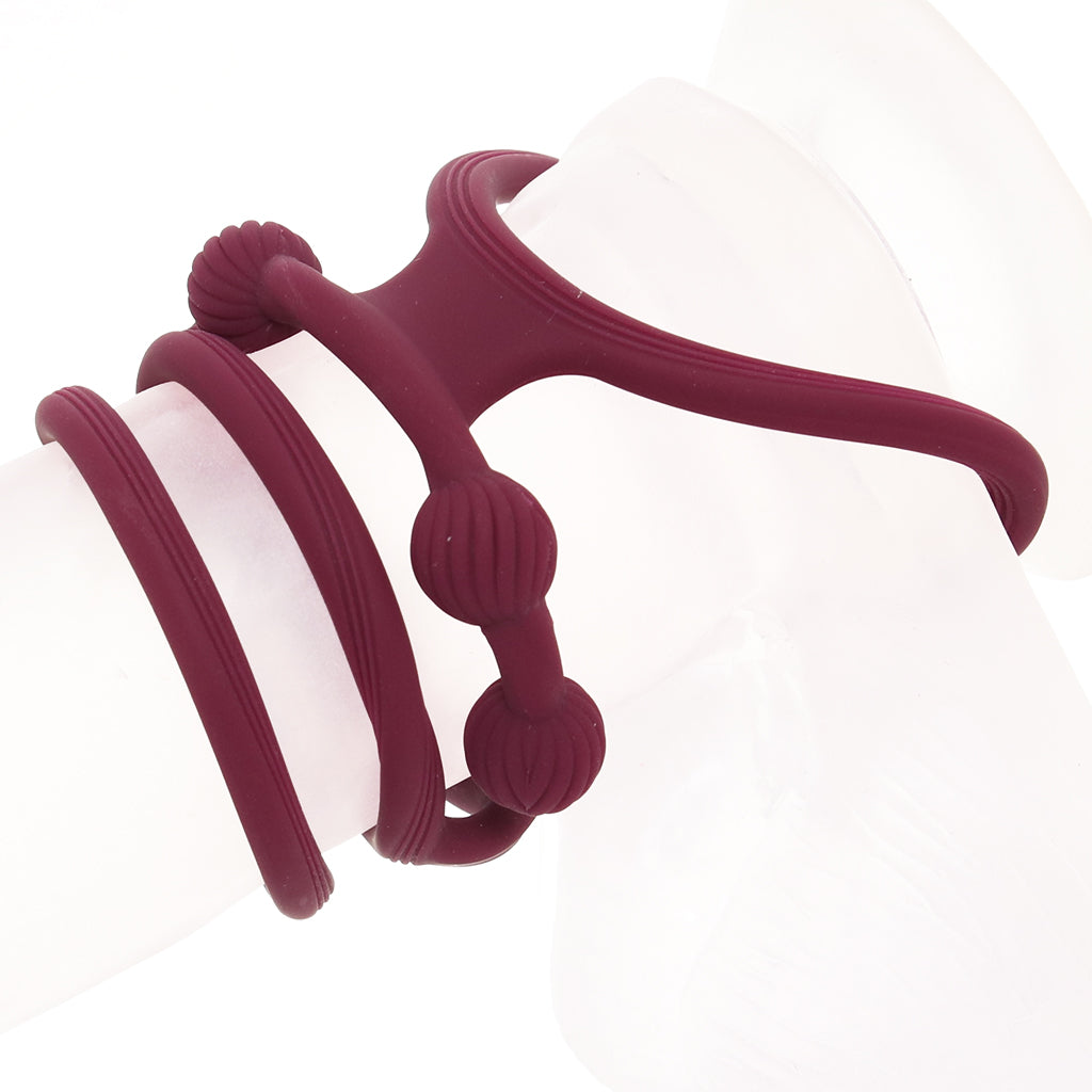 Enhancer Quad Cock Ring - Tophatter's Adult Sex Toys Online Shop by Brand > Nasstoys - Tophatter Daily Deals