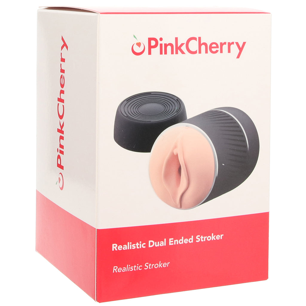 PinkCherry Realistic Dual Ended Stroker - Tophatter's Adult Products Male Masturbators > Pocket Strokers - Tophatter Daily Deals