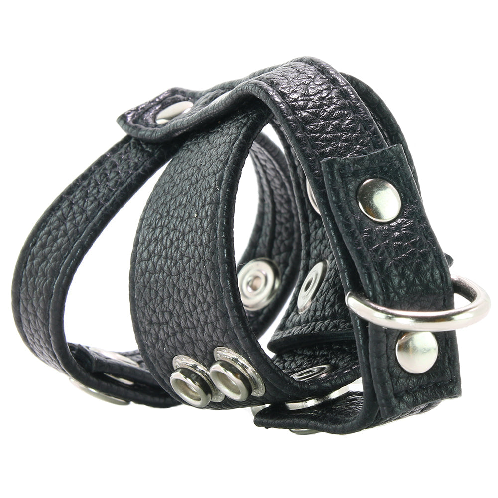 Blue Line 1.5 Inch Cock Ring, Ball Stretcher & Weight Ring Bondage and Fetish > Cock and Ball Devices - Tophatter Daily Deals