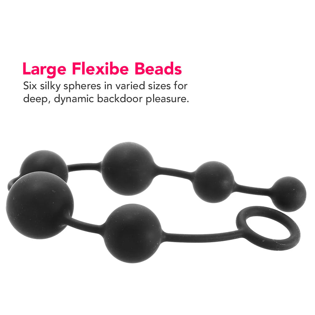 Anal Adventures Platinum Large Silicone Anal Beads Anal Sex Toys > Anal Beads - Tophatter Daily Deals