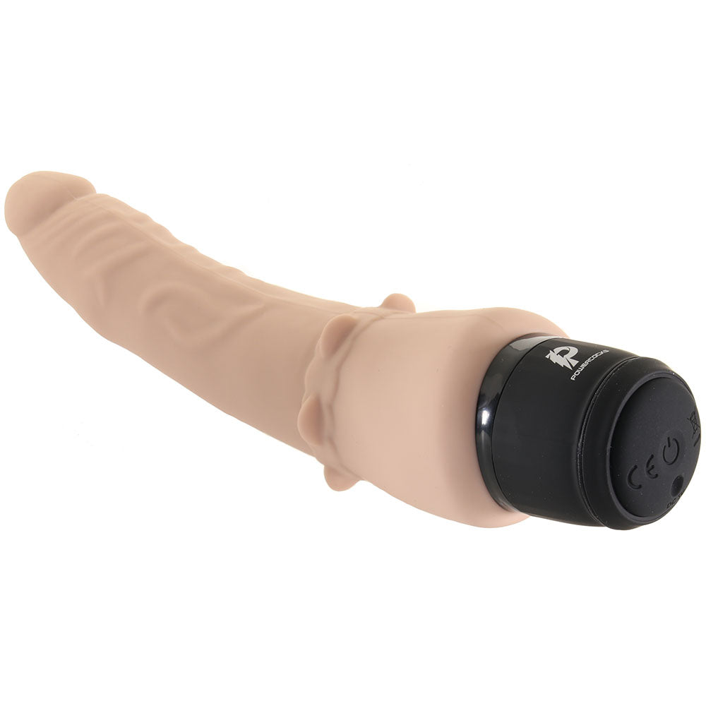 Power Cock 7 Inch Slim Realistic Vibe in Light - Tophatter's Adult Sex Toys Online Vibrators > Realistic Vibrator Dildos - Tophatter Daily Deals