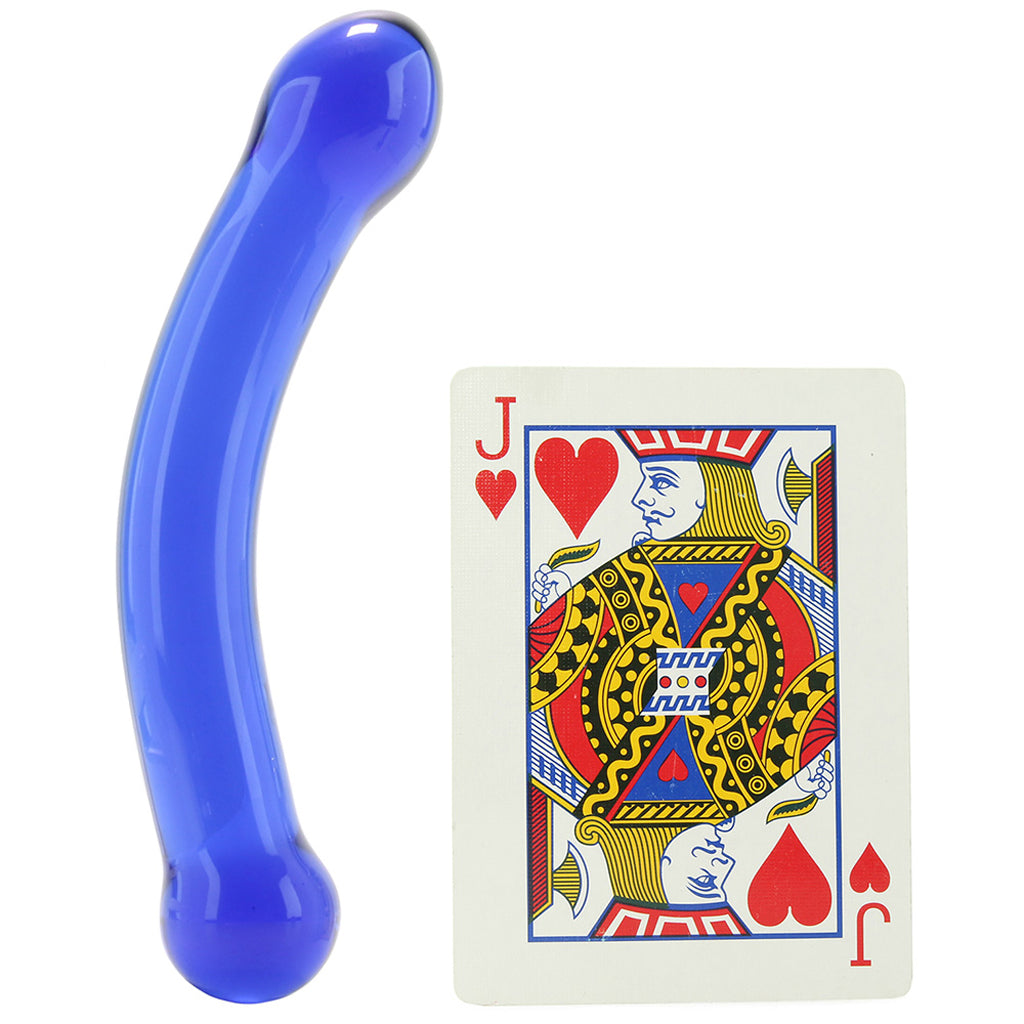 gläs 6 Inch Curved G-Spot Glass Dildo Dildo Sex Toys > Pyrex Glass Dildos - Tophatter Daily Deals