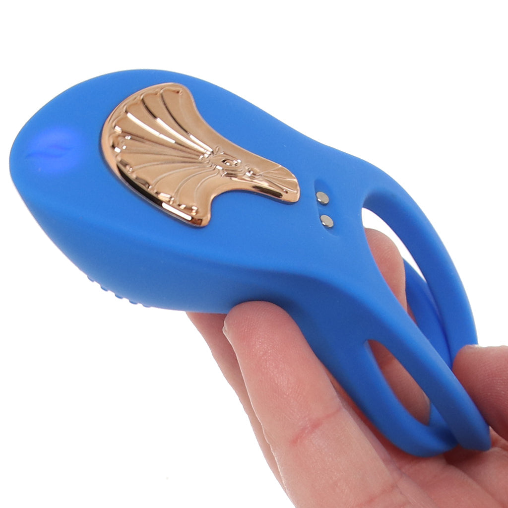 Gold Glam Vibrating Cock Ring Cock Rings - Tophatter Daily Deals