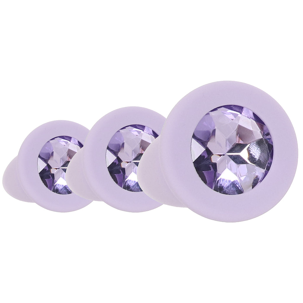 PinkCherry Mild To Wild Jeweled Anal Trainer Kit - Tophatter's Adult Products Anal Sex Toys > Butt Plugs - Tophatter Daily Deals