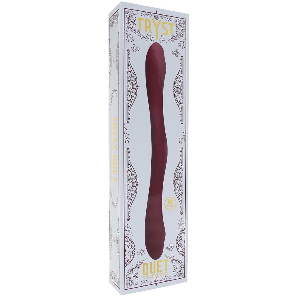 Tryst Duet Double Ended Vibe in Berry Vibrators > G-Spot Vibrators - Tophatter Daily Deals