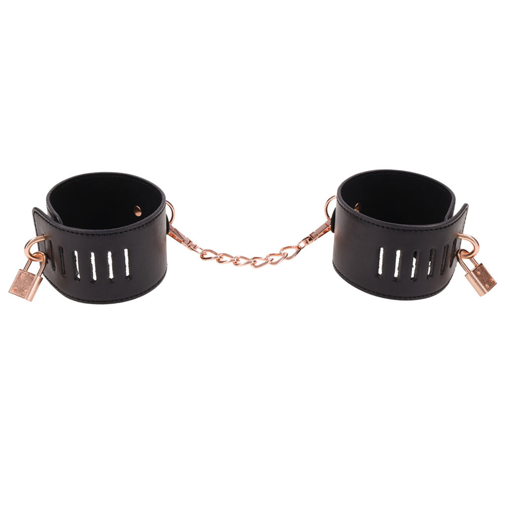 Sex & Mischief Brat Locking Cuffs Bondage and Fetish > Wrist and Ankle Cuffs - Tophatter Daily Deals