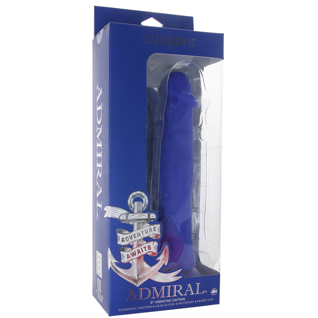 Admiral 8 Inch Vibrating Captain Dildo Dildo Sex Toys > Realistic Dildos - Tophatter Daily Deals