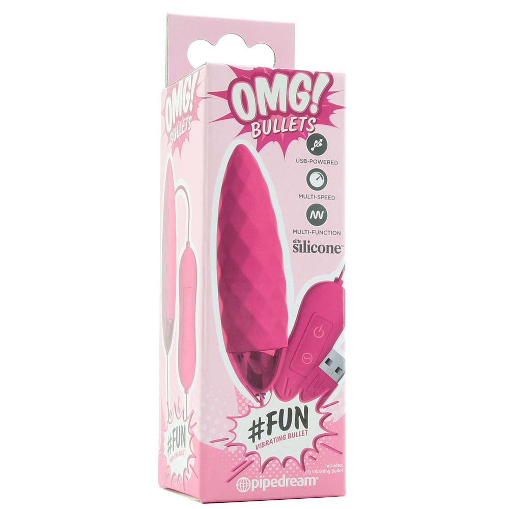OMG! #FUN Vibrating Bullet Vibe in Fuchsia - Tophatter's Adult Sex Toys Online Vibrators > Bullet and Egg Vibrators - Tophatter Daily Deals