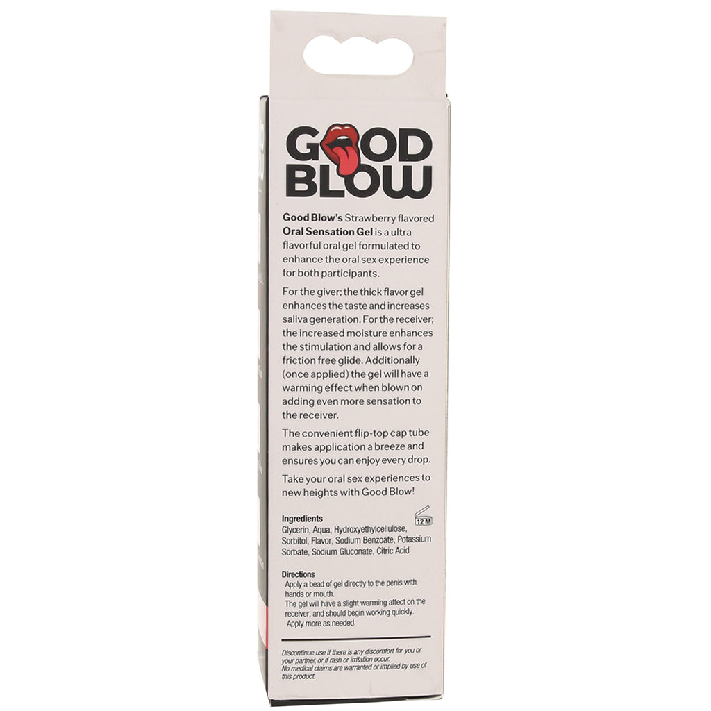 Good Blow Oral Sensation Gel 1.5oz/44.4ml in Strawberry Lubes and Lotions > Sexual Stimulants - Tophatter Daily Deals