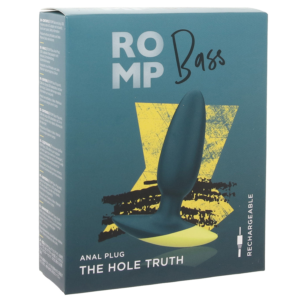 Romp Bass The Hole Truth Vibrating Plug - Tophatter's Adult Sex Toys Online Anal Sex Toys > Butt Plugs - Tophatter Daily Deals