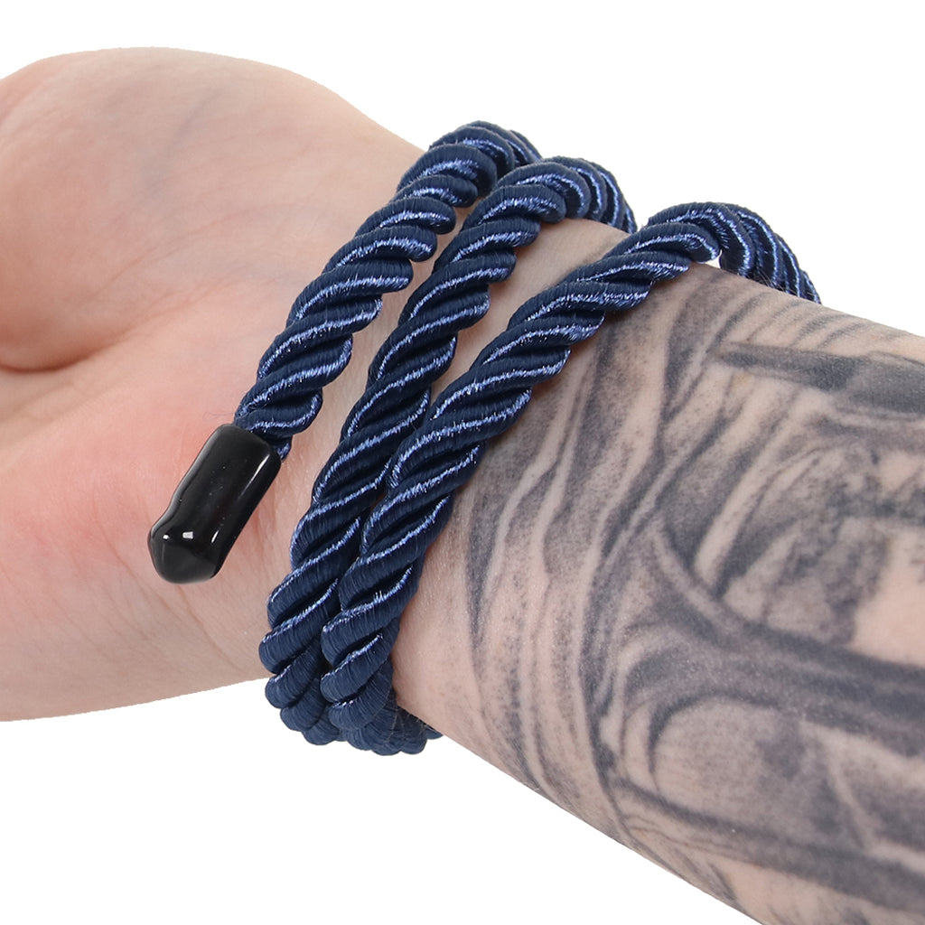 Ouch! 32.8'/10m Bondage Rope in Navy Blue - Tophatter's Adult Sex Toys Online Bondage and Fetish > Restraints - Tophatter Daily Deals