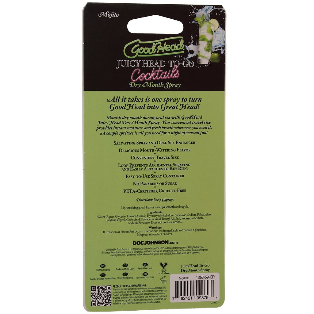 GoodHead Dry Mouth Spray To-Go in Mojito Lubes and Lotions > Flavored Sex Lubes - Tophatter Daily Deals