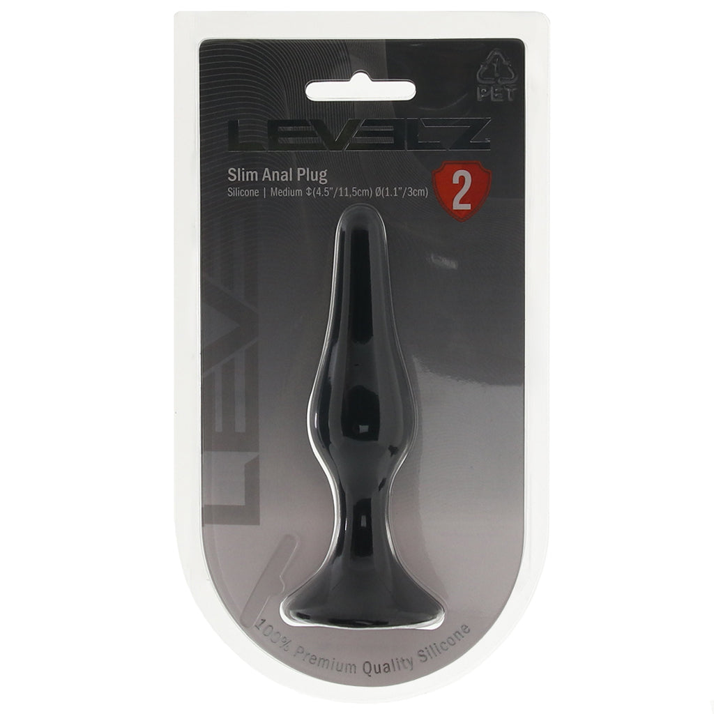 LEVELZ Silicone Slim Anal Plug in Medium Anal Sex Toys > Butt Plugs - Tophatter Daily Deals
