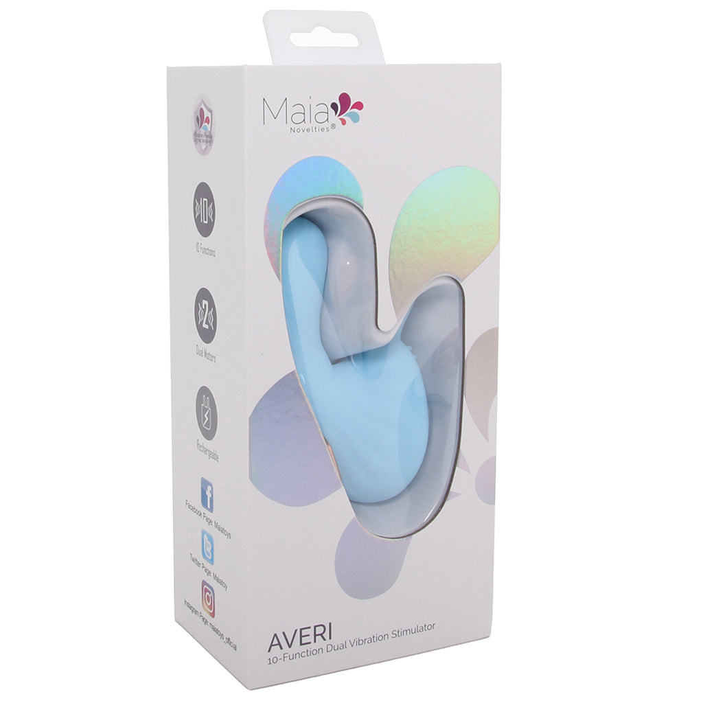 Averi Dual Stimulator Vibe in Blue - Tophatter's Vibrator Deals Online Vibrators > Clitoral Stimulators - Tophatter Daily Deals