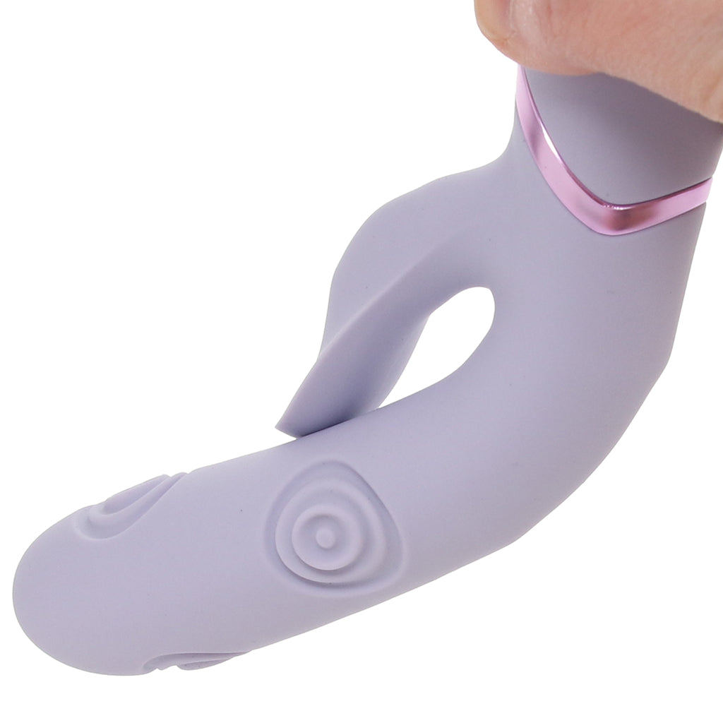 Dolce Vive Fronda Tapping Leaf Rabbit Vibe - Tophatter's Adult Sex Toys Online Vibrators > Rabbit Vibrators - Tophatter Daily Deals