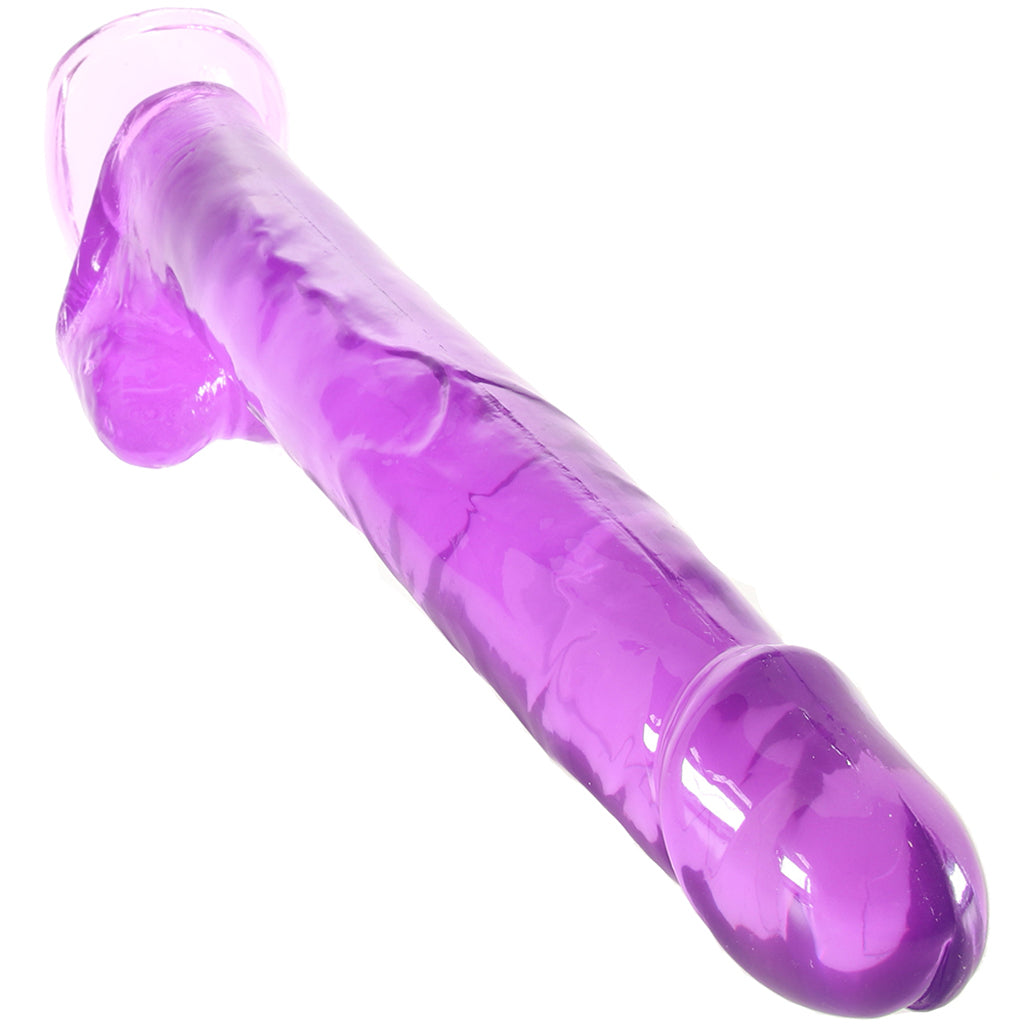 Size Queen 12 Inch Jelly Dildo in Purple Dildo Sex Toys > Realistic Dildos - Tophatter Daily Deals