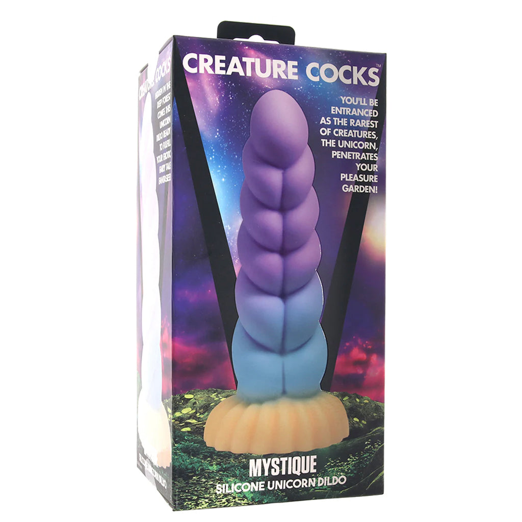 Creature Cocks Mystique Unicorn Silicone Dildo Dildo Sex Toys > Non-Phallic Dildos - Tophatter Daily Deals