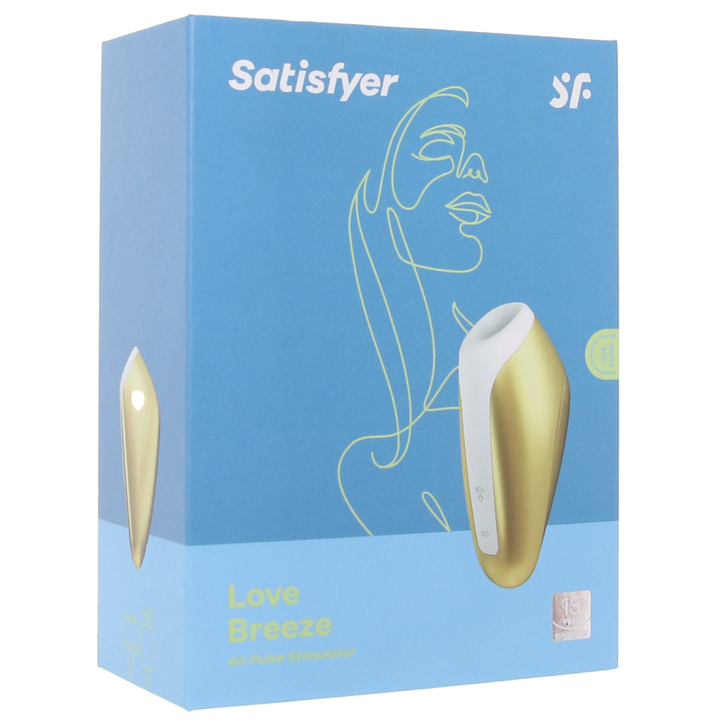 Satisfyer Love Breeze Air Pulse Stimulator in Yellow Vibrators > Clitoral Stimulators - Tophatter Daily Deals