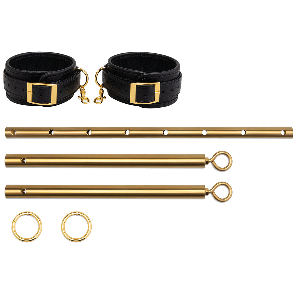 Expandable Spreader Bar Set in Gold Bondage and Fetish > Restraints - Tophatter Daily Deals