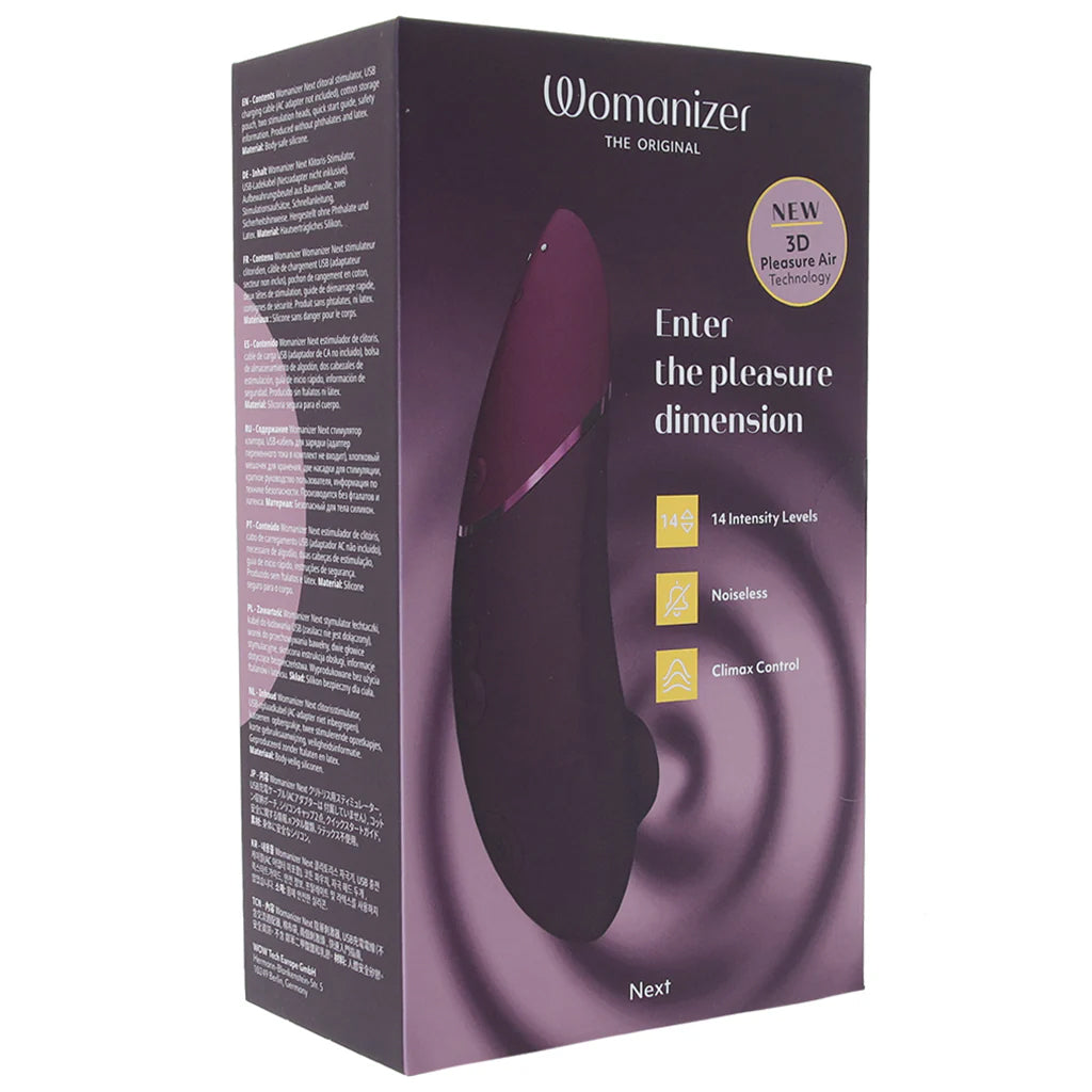 Womanizer Next 3D Pleasure Air Stimulator in Purple Vibrators > Clitoral Stimulators - Tophatter Daily Deals
