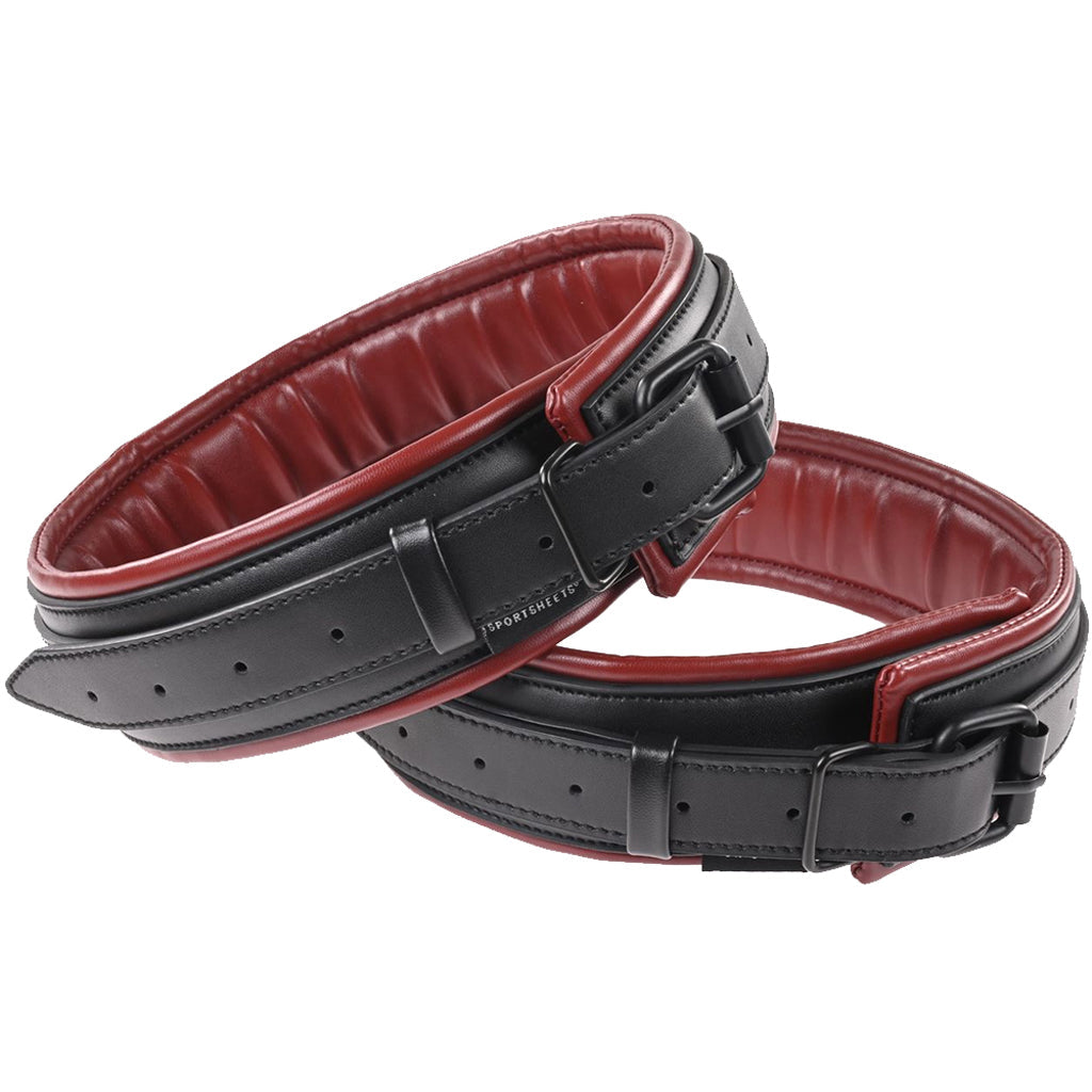 Saffron Thigh & Wrist Cuff Set - Tophatter's Adult Products Bondage and Fetish > Wrist and Ankle Cuffs - Tophatter Daily Deals