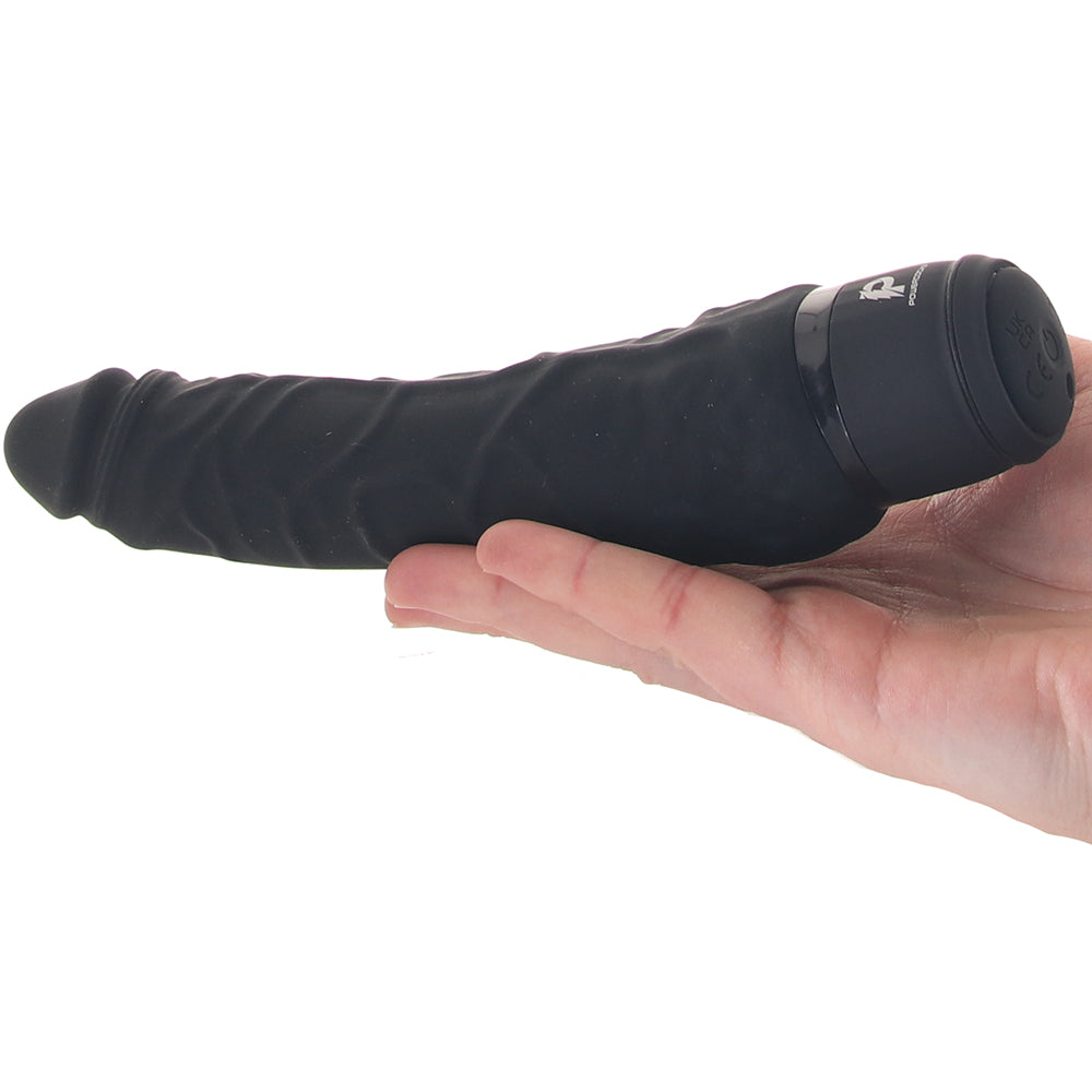 PowerCock 7 Inch Realistic Vibe in Black - Tophatter's Vibrator Deals Online Vibrators > Realistic Vibrator Dildos - Tophatter Daily Deals
