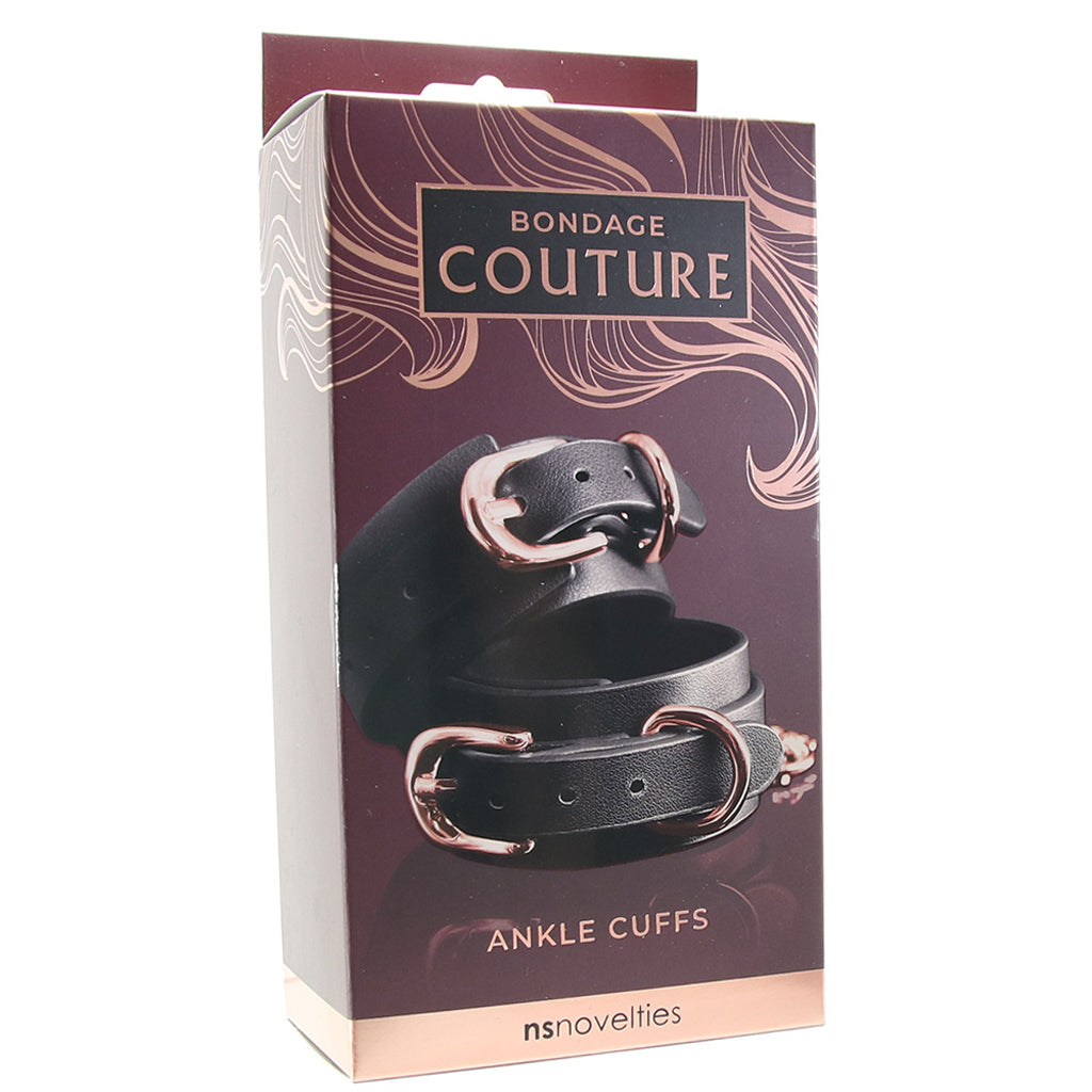 Bondage Couture Ankle Cuffs in Rose Gold Bondage and Fetish > Wrist and Ankle Cuffs - Tophatter Daily Deals