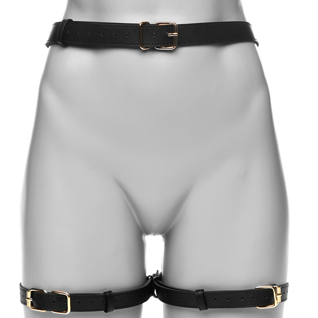 Strict Bondage Harness with Bows OSXL in Black - Tophatter's Adult Products Bondage and Fetish > Restraints - Tophatter Daily Deals