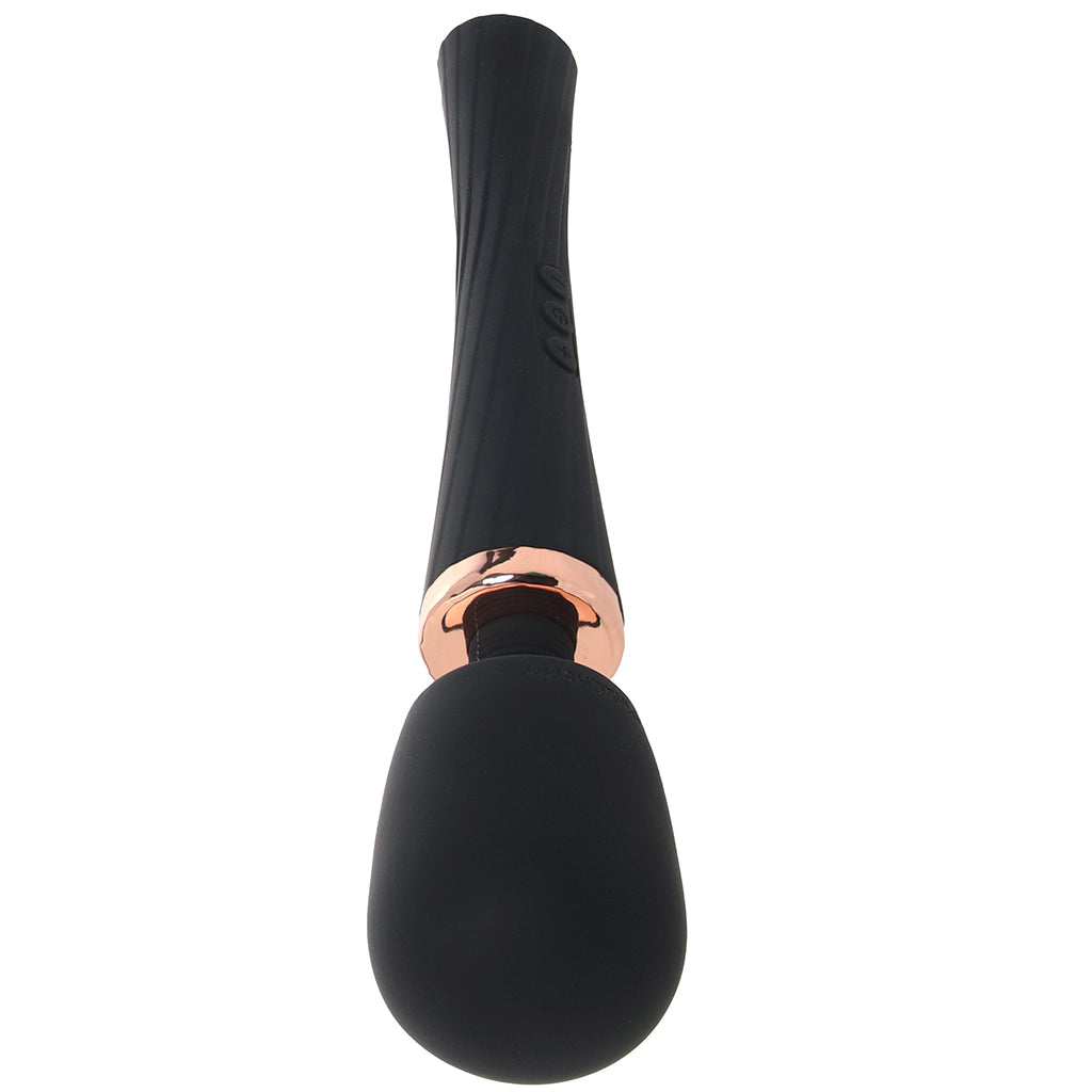 PinkCherry Luxury Slim Rechargeable Wand in Black - Tophatter's Adult Sex Toys Online Vibrators > Wands - Tophatter Daily Deals