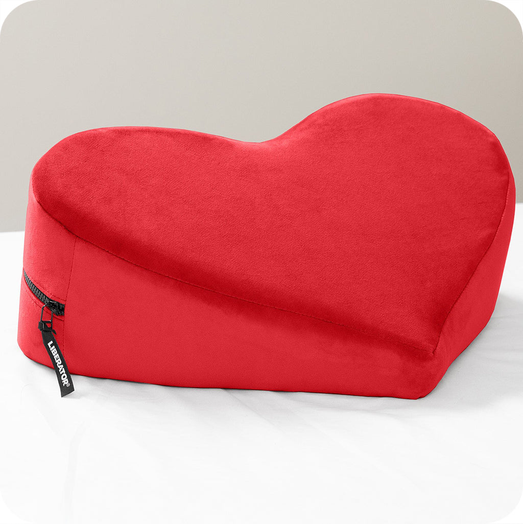 Heart Wedge Sex Pillow in Red Sex Furniture > Sex Machine - Tophatter Daily Deals