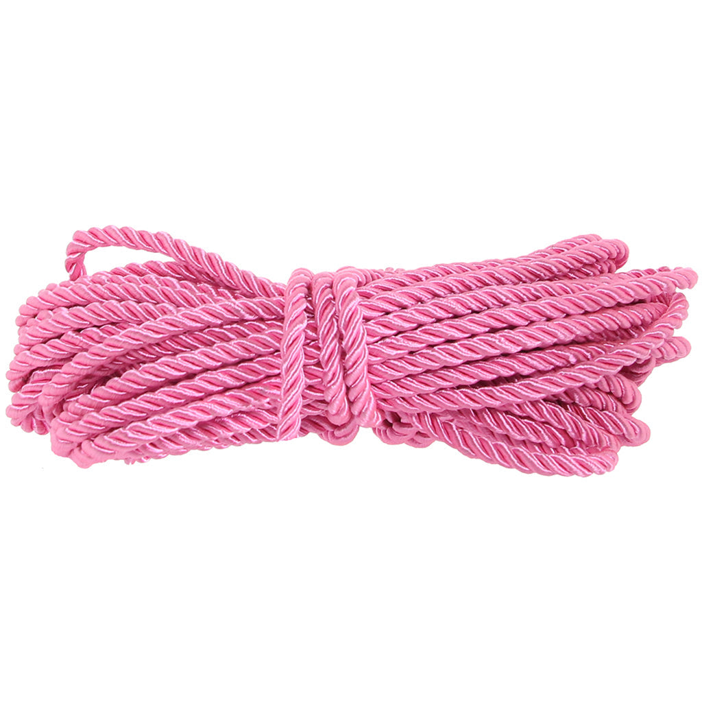 Ouch! 32.8'/10m Bondage Rope in Pink - Tophatter's Adult Sex Toys Online Bondage and Fetish > Restraints - Tophatter Daily Deals