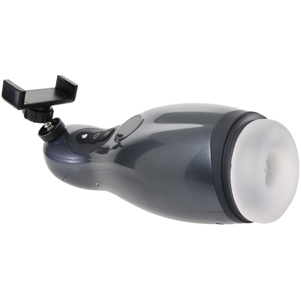 Pumped Virtuo Auto Stroker in Gunmetal Male Masturbators > Auto Strokers - Tophatter Daily Deals