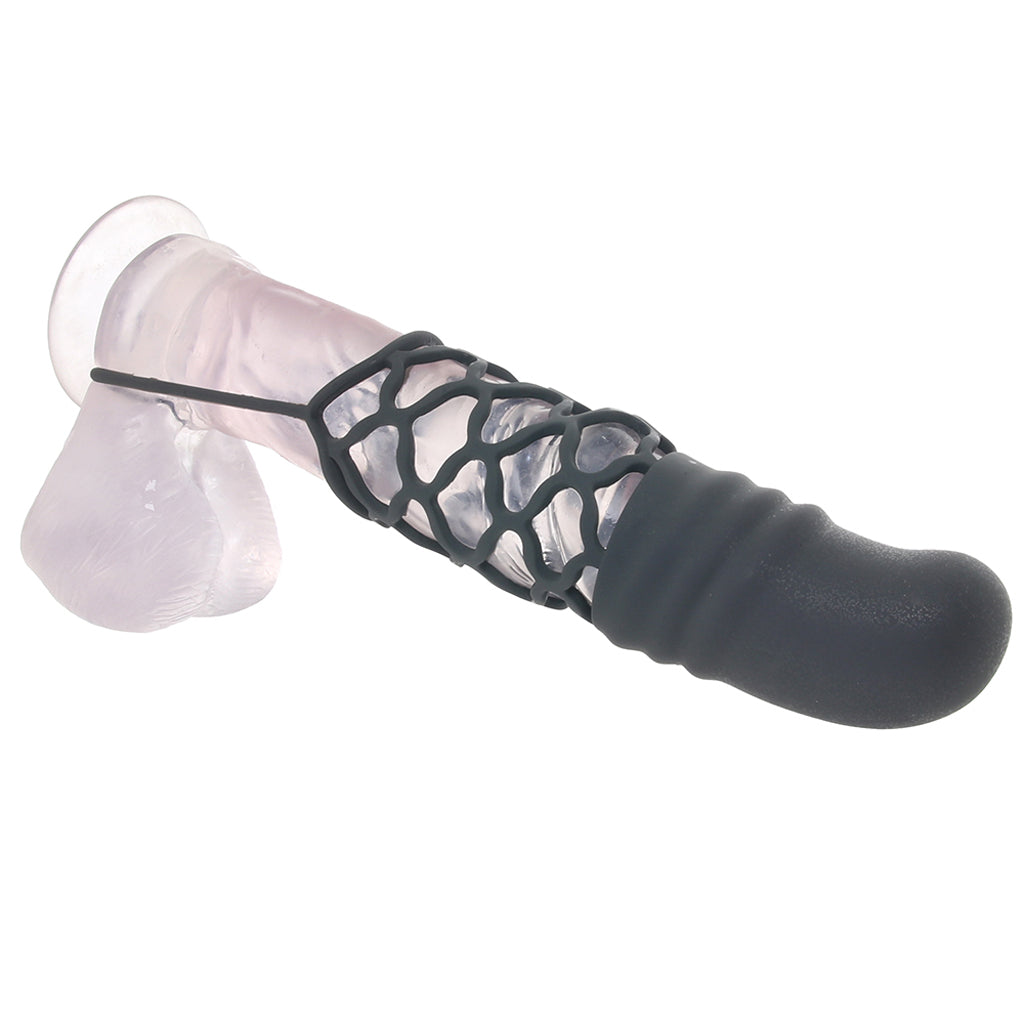 Silicone 2 Inch Extension in Black - Tophatter's Adult Sex Toys Online Male Enhancement > Extenders and Sleeves - Tophatter Daily Deals