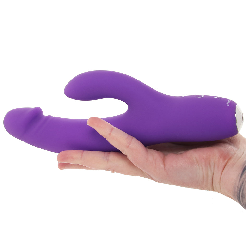PinkCherry Realistic Slim Rabbit Vibe in Purple - Tophatter's Adult Sex Toys Online Vibrators > Rabbit Vibrators - Tophatter Daily Deals