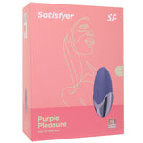 Satisfyer Purple Pleasure Lay-On Vibrator Vibrators > Clitoral Stimulators - Tophatter Daily Deals